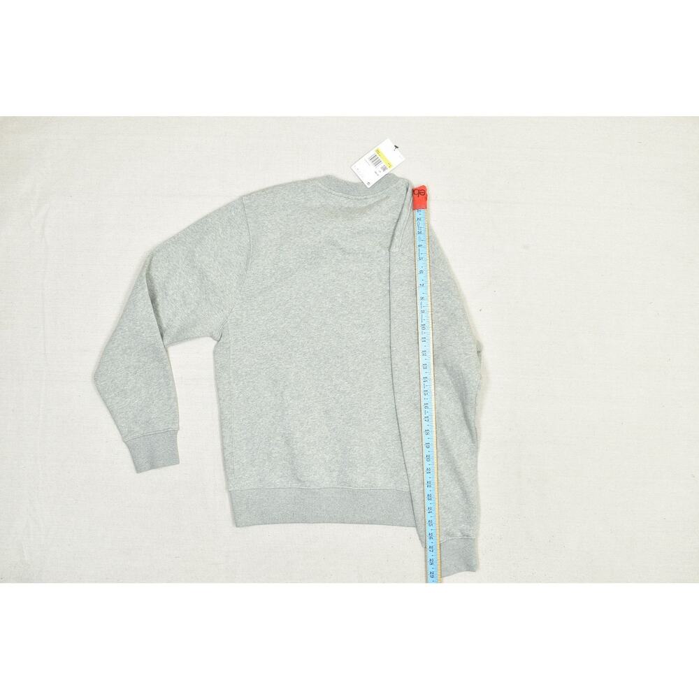 Nike Sportswear Club Fleece Grey Heather Crewneck Sweatshirt BV2662-063 Mens S - Picture 2 of 8